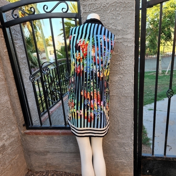 MARY KATRANTZOU TURQ Longi Flower Shirt Dress - Picture 4 of 9